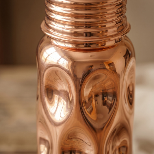 Gourde en cuivre rouge Çökertme 550 ml